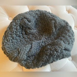 chunky knit oversized cable beanie